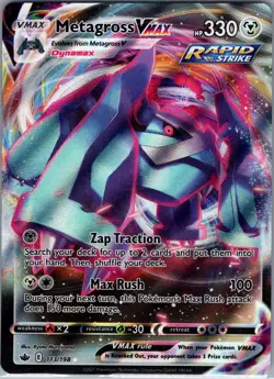 Metagross VMAX 113/198 - Pokemon TCG SWSH06: Chilling Reign - Ultra Rare (NM) - Image 1