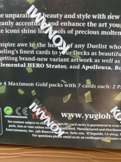Yu-Gi-Oh! Maximum Gold Collector’s Set Box Factory Sealed 1st Edition 28 Cards 83717851066 - Image 4