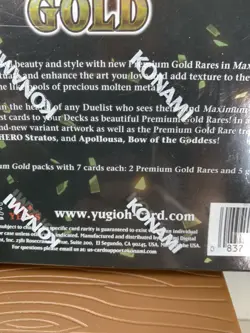 Yu-Gi-Oh! Maximum Gold Collector’s Set Box Factory Sealed 1st Edition 28 Cards 83717851066 - Image 5