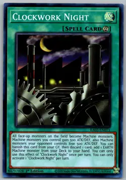 1st Edition Clockwork Night Super Rare RA03-EN071 LP - Image 1