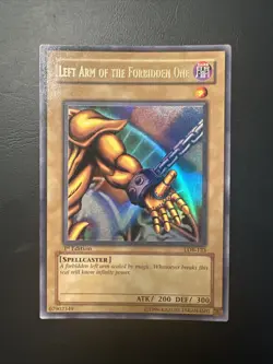 Yu-Gi-Oh! LOB #123 Left Arm of the Forbidden One 1st Edition Near Mint Original - Image 1