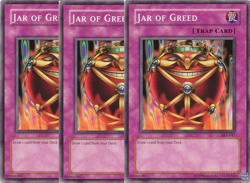 Yu-Gi-Oh! 3x Jar of Greed SKE-047 Common Playset - Image 1