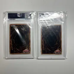 2003 YuGiOh Tri-Horned Dragon LOB-K000 Korean PSA 10 Gem Mint & Dragon Champion - Image 2