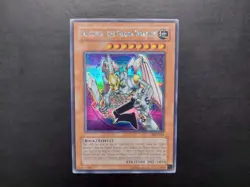 Yugioh - Valkyrion the Magna Warrior SDD-001 Prismatic Secret Rare Promo - Image 1