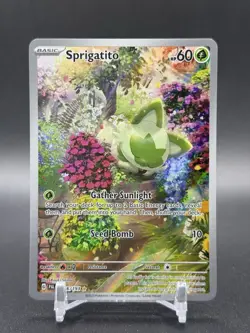Sprigatito 196/193 Sv02: Paldea Evolved Illustration Rare Card Pokemon TCG - Image 1