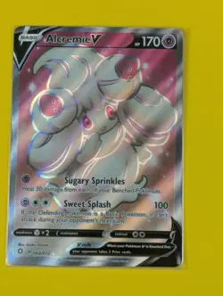 Alcremie V - 064/072 - Full Art Ultra Rare Shining Fates - Pokemon Card - NM - Image 1