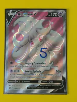 Alcremie V - 064/072 - Full Art Ultra Rare Shining Fates - Pokemon Card - NM - Image 3