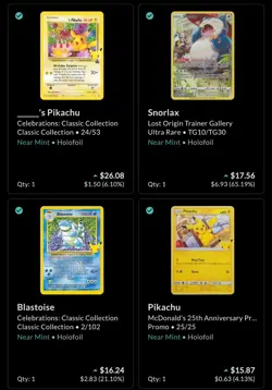 small Pokemon Lot Collection of 14 Cards - Image 2