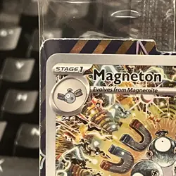 Magneton ⚡ SVP 159 Pokemon TCG Surging Sparks Black Star Promo Card, Sealed - Image 2