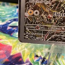 Magneton ⚡ SVP 159 Pokemon TCG Surging Sparks Black Star Promo Card, Sealed - Image 4