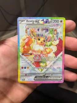 Pokemon TCG Eevee EX 174 Prismatic Evolutions Black Star Promo Card Nm 1 - Image 1