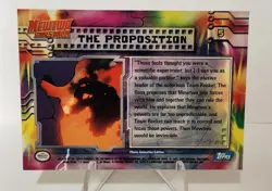THE PROPOSITION #5 - BLACK LOGO - NON-HOLO - Mewtwo SB - TOPPS POKEMON CARD - LP - Image 2