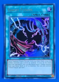 BLMR-EN026 - Ghost Fusion - Ultra Rare - 1st Ed - New & Mint - YuGiOh Card - Image 1