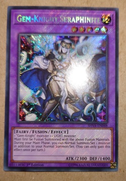 Gem-Knight Seraphinite SHVA-EN048 Secret Rare Yu-Gi-Oh Card 1st Edition - Image 1