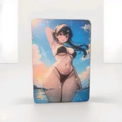 Yor Forger Spy x Family Waifu Card Custom Anime Foil TCG - Image 1
