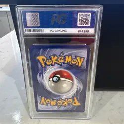 Pokemon TCG Magneton Base Set Holo Unlimited Rare Card 9/102 PG Slab Grade 8 - Image 2