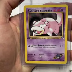 2000 Pokemon Gym Heroes 1st Edition 95/132 Sabrina's Slowpoke NM Vintage Card - Image 1