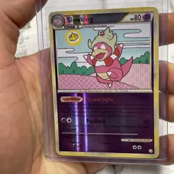 Pokemon TCG Slowking 12/123 HGSS HeartGold SoulSilver Holo Rare 2010 LP/NM Card - Image 1
