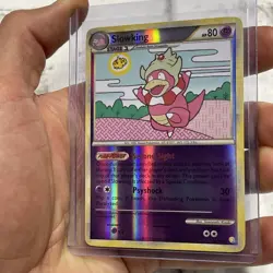 Pokemon TCG Slowking 12/123 HGSS HeartGold SoulSilver Holo Rare 2010 LP/NM Card - Image 2