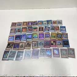 Mixed Rare Holographic YU-GI-OH! TCG and CCG Trading Cards Bundle (Set Of 50) - Image 1