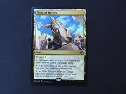 Plaza of Heroes FOIL NM [Dominaria United] Mtg Magic Free Tracking! - Image 1