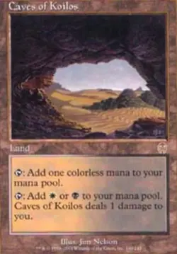 1x Caves of Koilos Moderate Play MTG Magic - Kid Icarus - - Image 1
