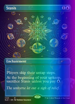MTG Magic the Gathering Stasis (1103/1164) Secret Lair Drop Series NM FOIL - Image 1