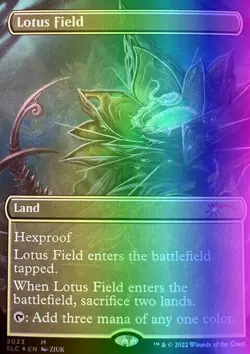 MTG Lotus Field (2023/31) Secret Lair 30th Anniversary Countdown Kit NM FOIL - Image 1