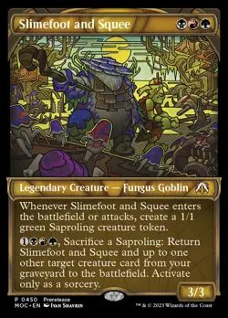 MTG Slimefoot and Squee (450/542) March of the Machine Commander NM - Image 1