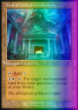 MTG Hall of Heliod's Generosity (39e/404) Modern Horizons LP FOIL- ETCHED - Image 1