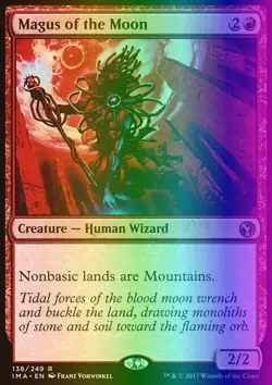 MTG Magic the Gathering Magus of the Moon (138/256) Iconic Masters LP FOIL - Image 1