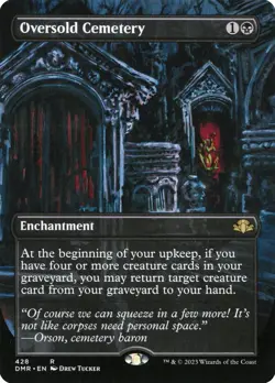 MTG Magic the Gathering Oversold Cemetery (428/520) Dominaria Remastered NM - Image 1