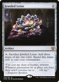 MTG Magic the Gathering Jeweled Lotus (319/794) Commander Legends NM - Image 1