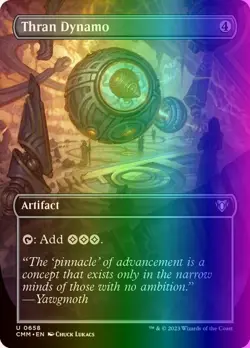 MTG Magic the Gathering Thran Dynamo (658/1173) Commander Masters NM FOIL - Image 1