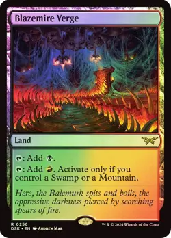 Blazemire Verge Foil Duskmourn: House of Horror NM MTG - Image 1