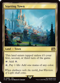 Starting Town Final Fantasy Near Mint - Image 1