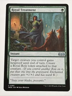 MTG Wilds of Eldraine Royal Treatment 0183 NM - Image 1