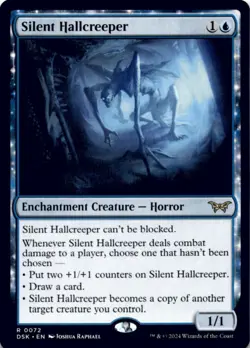 MTG Silent Hallcreeper Normal NM Duskmourn: House of Horror Magic 72 - Image 1