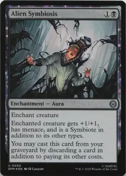 Alien Symbiosis - FOIL - U Marvel's Spider-Man 50 - MTG - Image 1