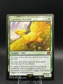 Traveling Chocobo M #210 MTG Final Fantasy FF7 FFVII - MYTHIC MINT FAST SHIPPED! - Image 1