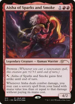 NM Aisha of Sparks and Smoke, MTG, Secret Lair, Magic the Gathering, 12 - Image 1