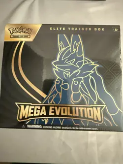 Pokemon TCG Mega Evolutions Elite Trainer Box Lucario Art New Sealed ETB - Image 1