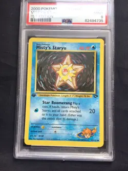 Pokemon: Gym Challenge 1st Edition Common: Misty's Staryu 92/132 PSA 9 - Image 2