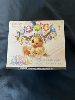 Prismatic Evolutions Pokemon Center Elite Trainer Box (ETB) with acrylic case - Image 1
