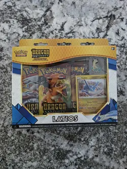 Pokemon TCG Dragon Majesty Latios Pin Collection Box Sealed - Image 1