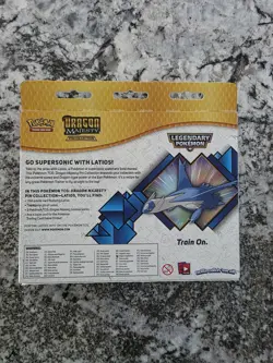Pokemon TCG Dragon Majesty Latios Pin Collection Box Sealed - Image 2
