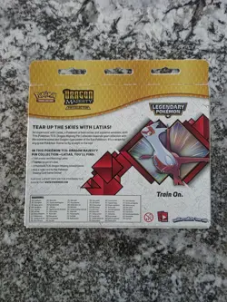 🔥POKEMON 2018 SUN & MOON DRAGON MAGESTY PIN COLLECTION LATIAS BOX SET SEALED🔥 - Image 2