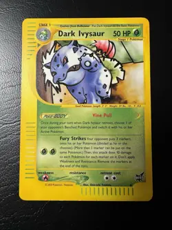 Dark Ivysaur Winner #6 Pokemon Best of Regular Promo Mint! - Image 1
