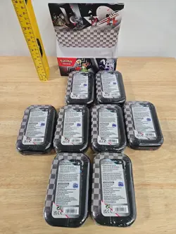Pokemon Unova Black Bolt White Flare Mini Tin Display 8 tins 16 packs DisplayBox - Image 4