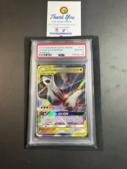 2019 Pokemon Latias & Latios GX Holo Team Up 113/181 PSA 10 GEM MT - Image 2